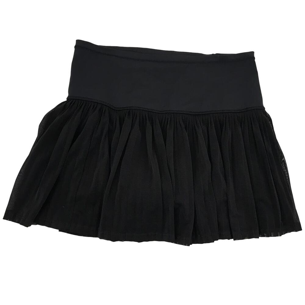 Athleta Black A-Game Mesh Tennis Skort Womens S